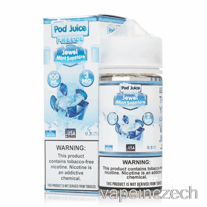 Freeze Jewel Mátový Safír - šťáva Z Lusku - 100 Ml 6mg Vape Bez Nikotinu